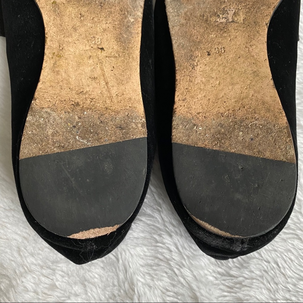 Gucci Black Velvet Jewel-Embellished Loafers - Picture 12 of 16